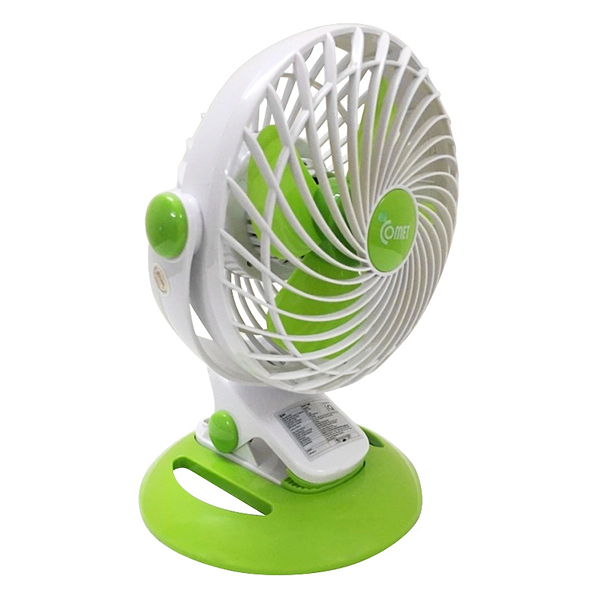 Quạt Sạc USB Mini Đa Năng Comet CRF0206 3W (Xanh Lá) - Hàng Chính Hãng