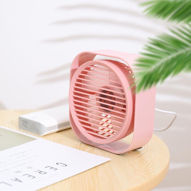 Quạt mình để bàn hình vuông R6 cổng USB