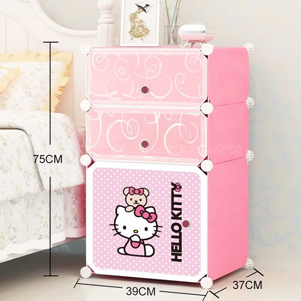 Tủ Đầu Giường 3 Tầng Hình Thú