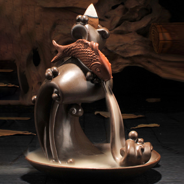 Thác khói cá chép vượt Vũ Môn