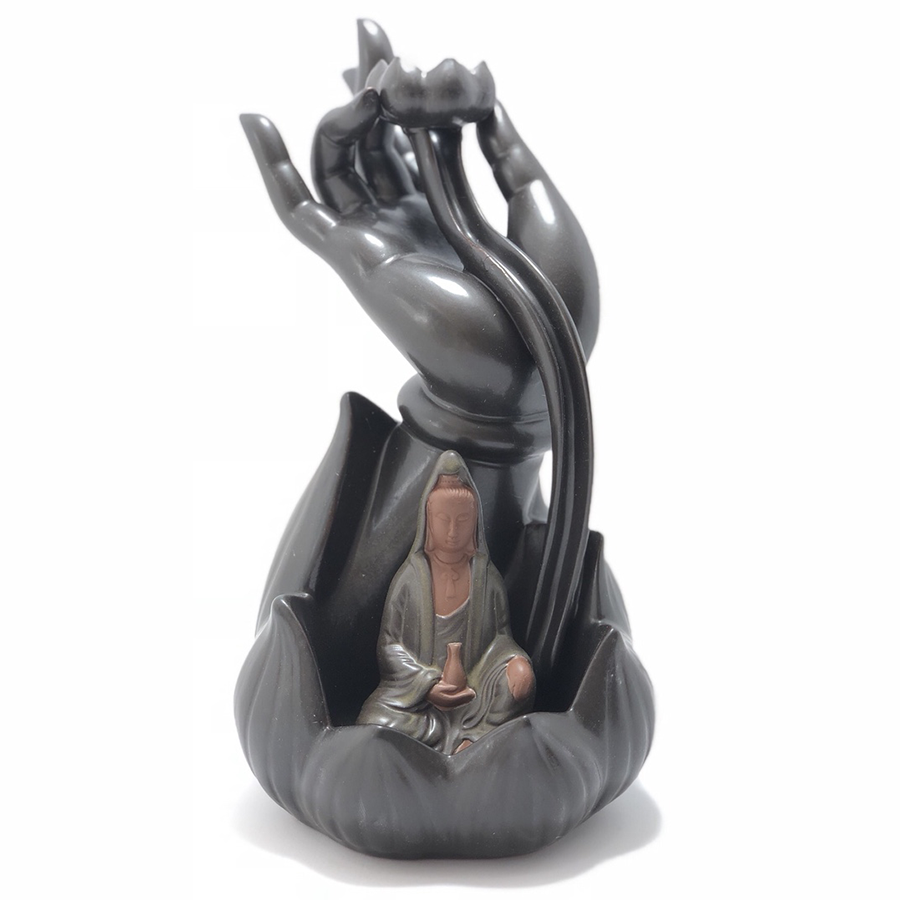 Thác khói trầm hương Quan Âm Liên Hoa