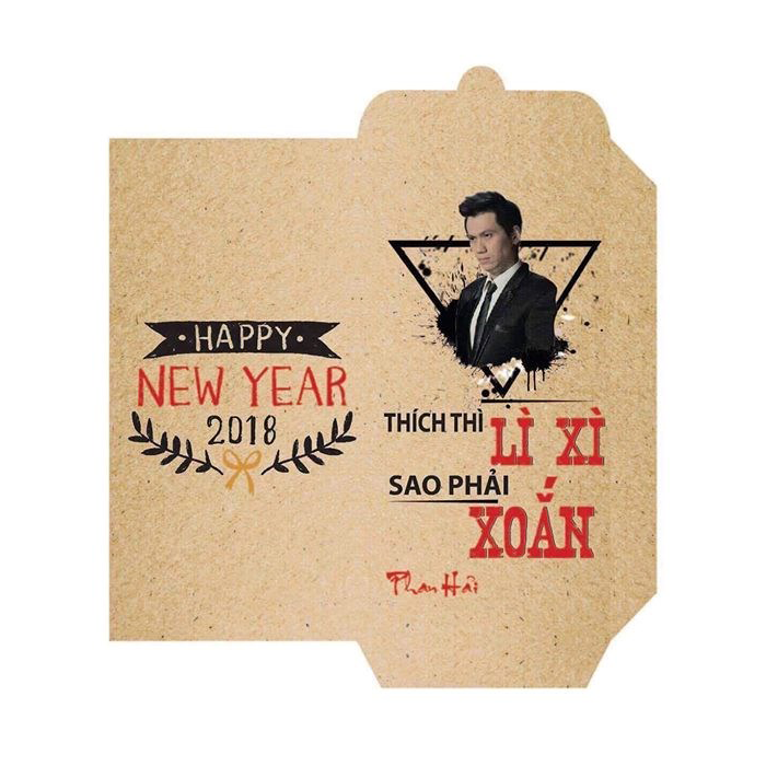 Bao lì xì Tết 2018 ( 1 lốc 10 cái )