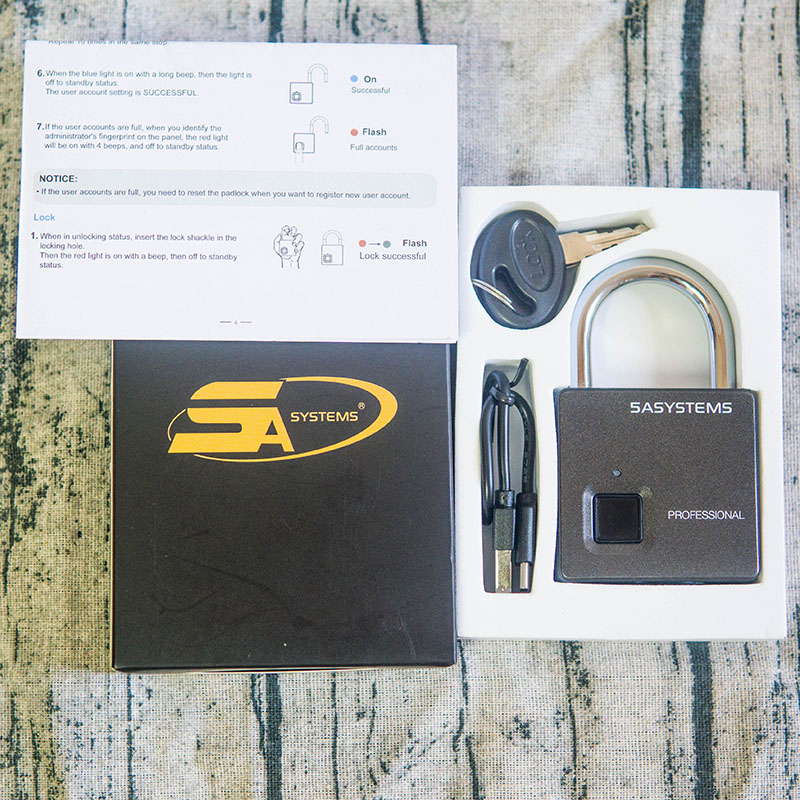 Ổ Khóa Vân Tay Chống Nước 5A Smartlock Z60