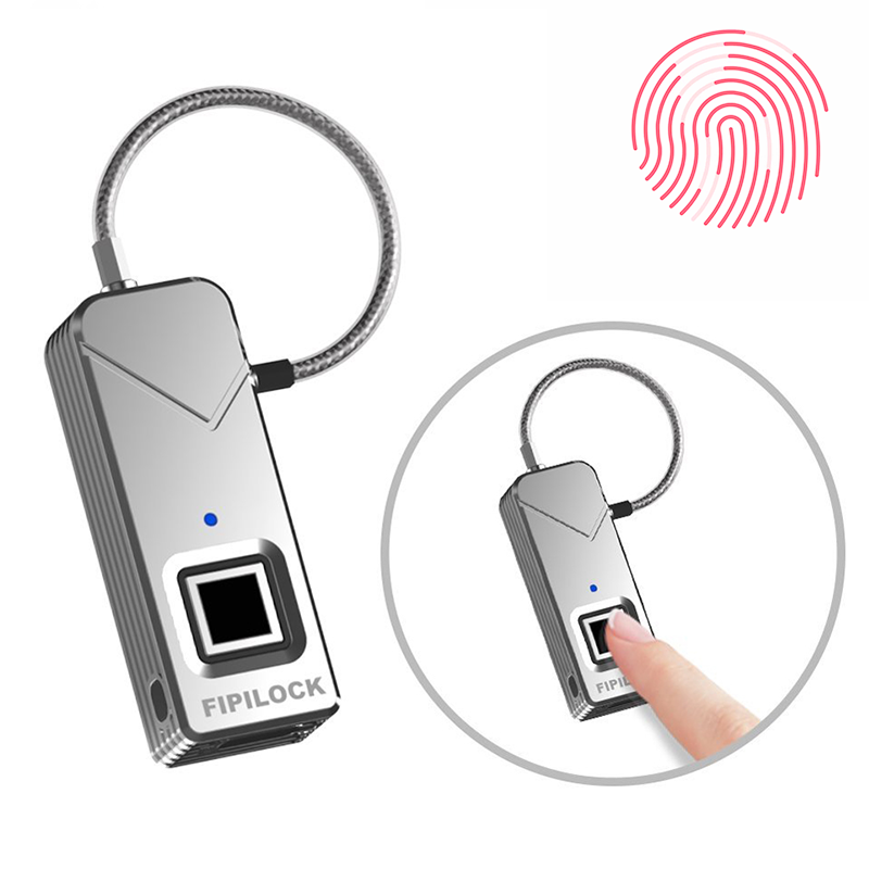 Ổ khóa vân tay vali Fibilock chính hãng kèm chìa khóa - Chống nước IP65