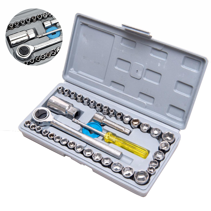 Bộ vặn ốc đa năng 40 món cho xe máy ô tô TT4121