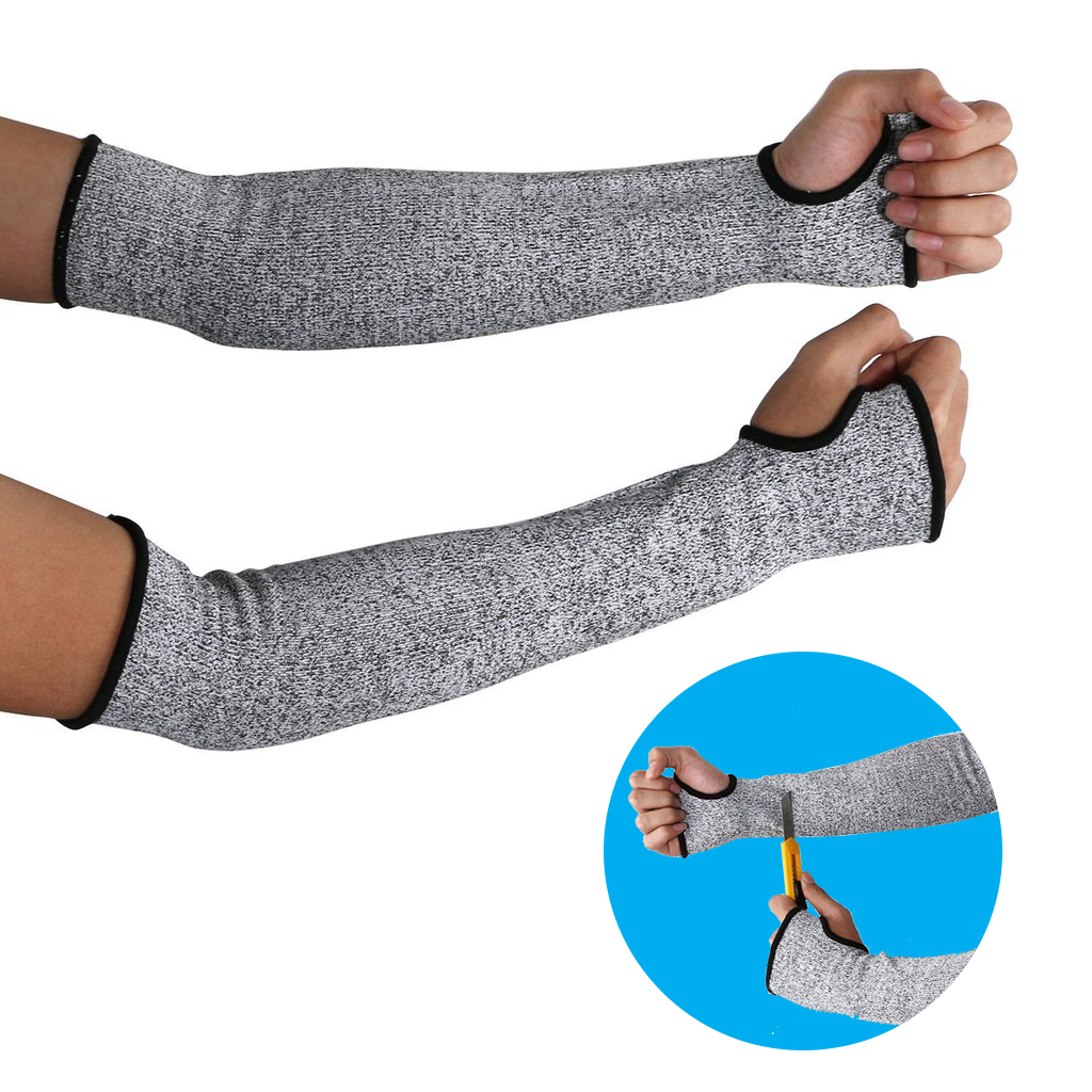 Bộ găng tay chống cắt mẫu dài HHPE CKG5 - An toàn cho cánh tay dài 36mm