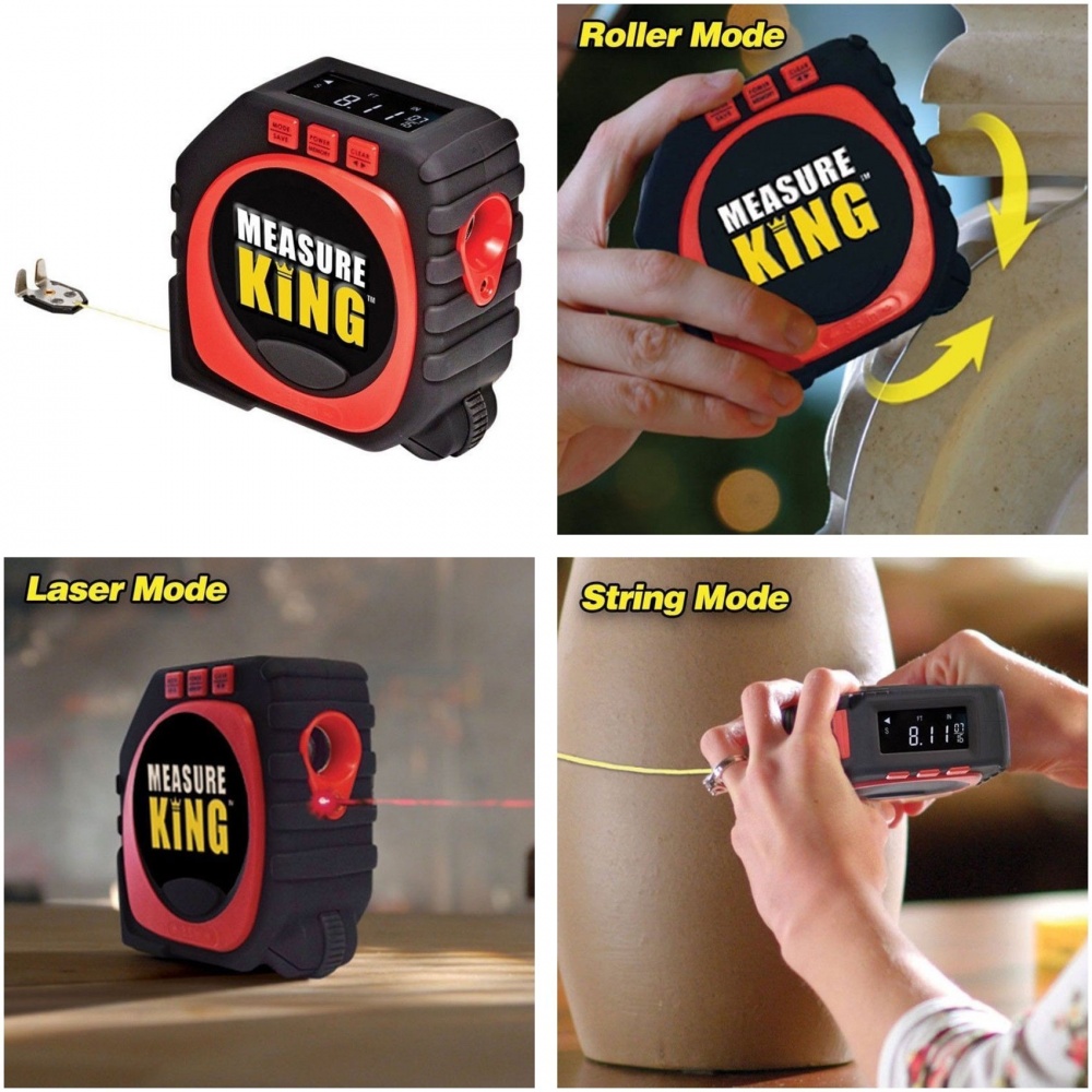 Thước đo laze USA Measure King 3 IN 1 - Phạm vi đo 40M
