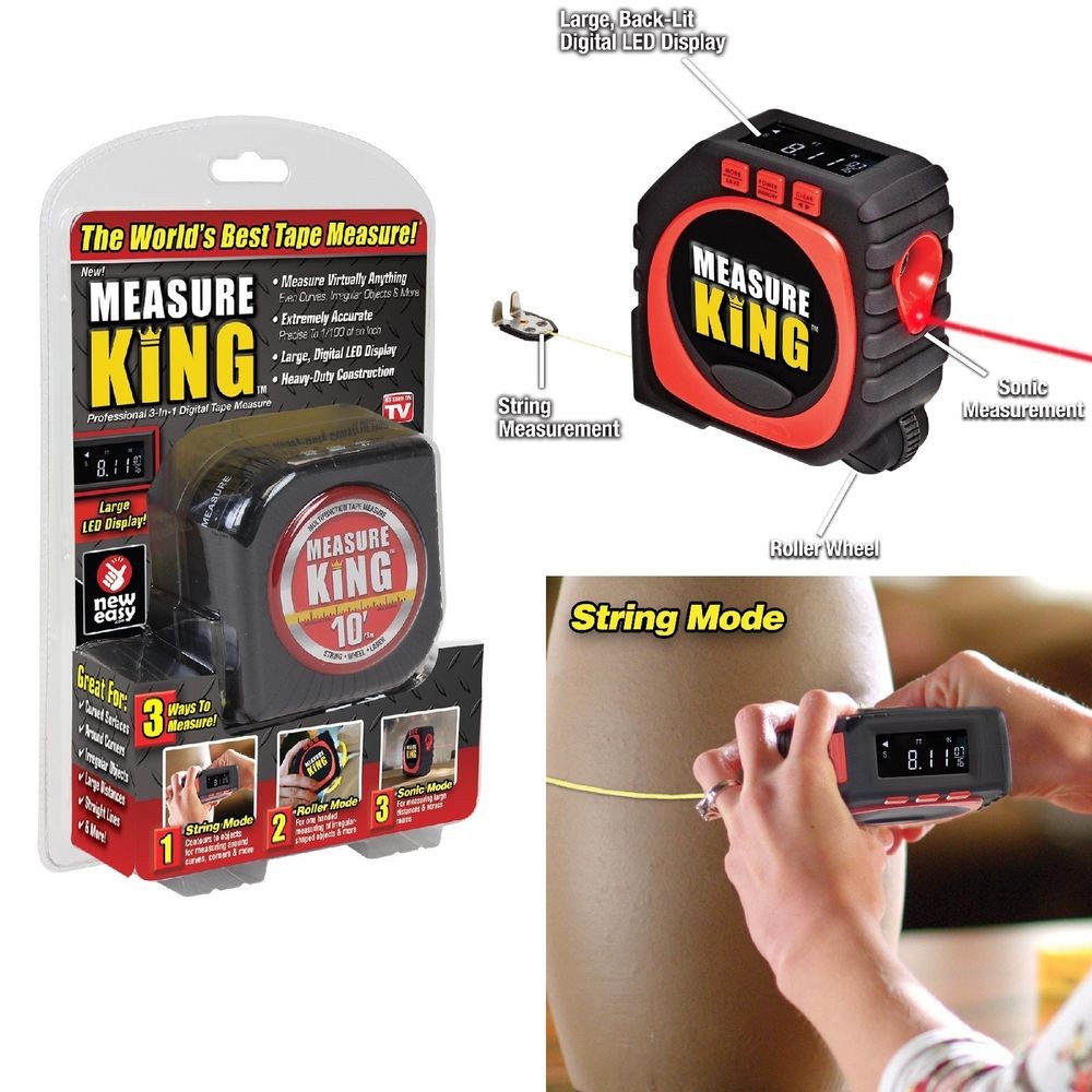 Thước đo laze USA Measure King 3 IN 1 - Phạm vi đo 40M