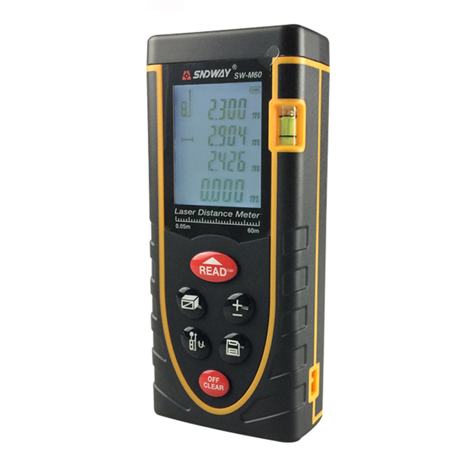 Máy laser đo khoảng cách cầm tay M50 - M60 - SNDWay SW 60M chính hãng