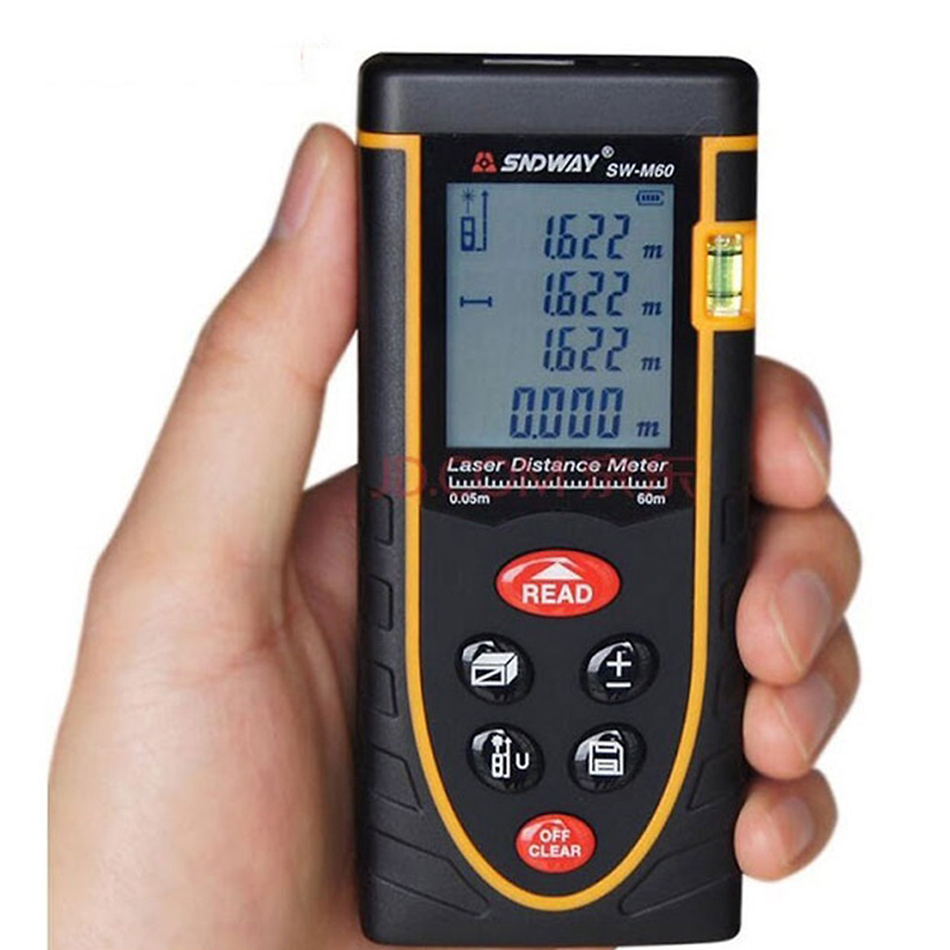 Máy laser đo khoảng cách cầm tay M50 - M60 - SNDWay SW 60M chính hãng
