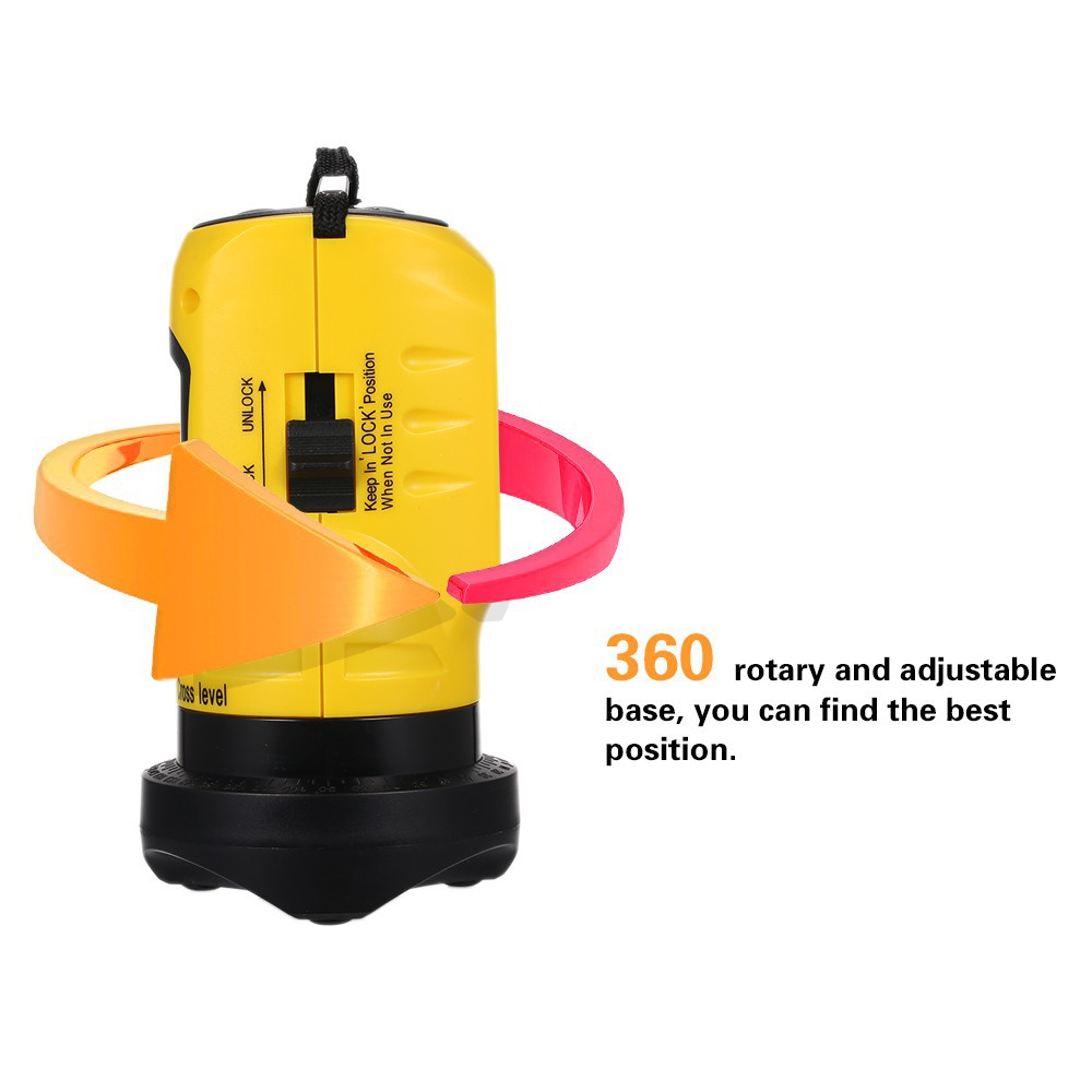 Máy lấy điểm góc vuông tia laze đứng - Cross Leveling xoay 360 độ