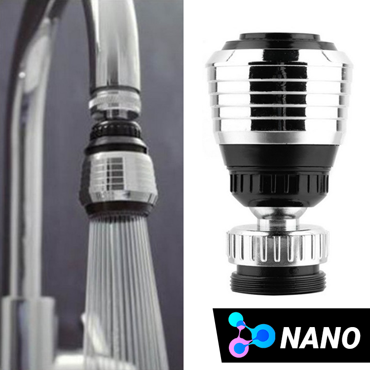 Đầu lọc nước tăng áp Inox 22mm khuếch tán - Lắp được cho cả vòi rửa mặt