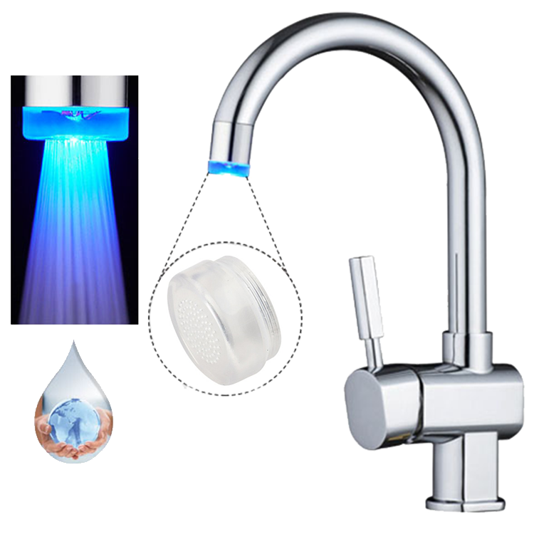 Vòi nước rửa bát có đèn led T9 - sử dụng cho bồn bếp