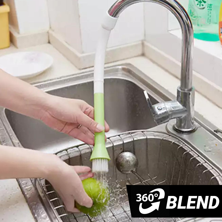 Vòi rửa rau củ quả nối dài M2 - Đầu vòi có bàn chải