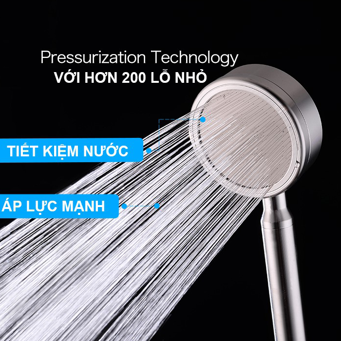 Bộ vòi sen tắm tăng áp JIKAS 9003