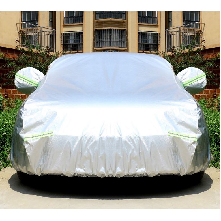 Bạt trùm cho xe ô tô 7 chỗ có lớp phản quang bạc chống thời tiết khắc nghiệt