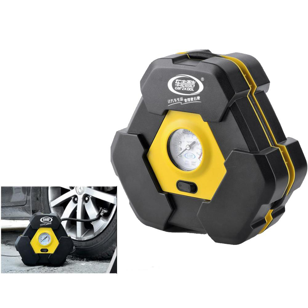 Máy bơm lốp ô tô xe hơi điện tử Carzkool 3603 có full đồ nghề sửa chữa