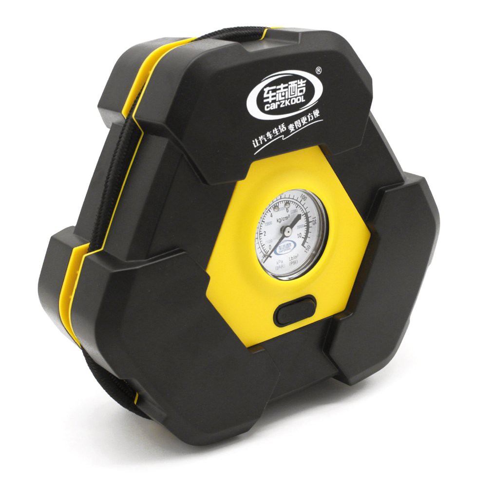 Máy bơm lốp ô tô xe hơi điện tử Carzkool 3603 có full đồ nghề sửa chữa