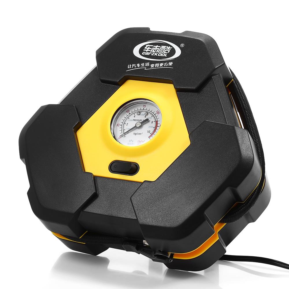 Máy bơm lốp ô tô xe hơi điện tử Carzkool 3603 có full đồ nghề sửa chữa