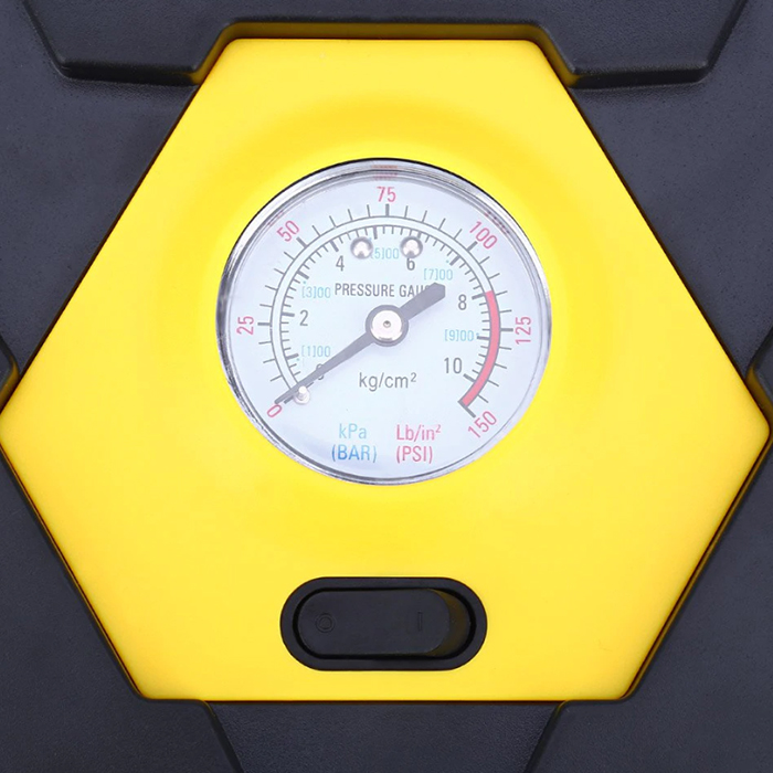 Máy bơm lốp ô tô xe hơi điện tử Carzkool 3603 có full đồ nghề sửa chữa