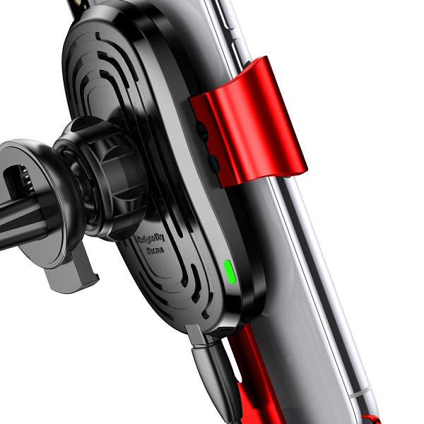 Giá Kê Kẹp Giữ Điện Thoại Kiêm Sạc Không Dây Qi 2.0 Baseus NV01