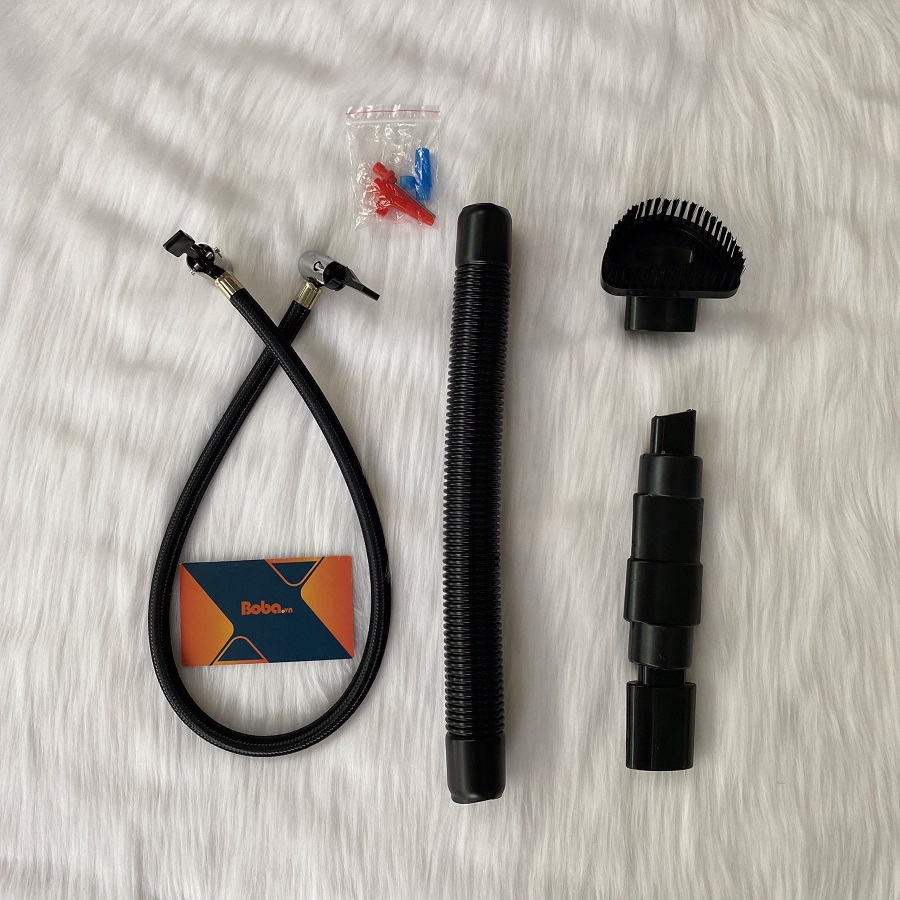 Máy hút bụi xe hơi cao cấp đa nắng 4 IN 1 T9 - Kiêm đèn pin bơm lốp và đo áp suất