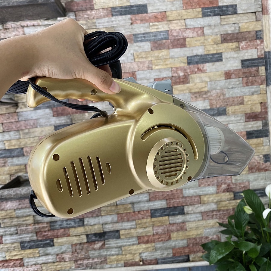 Máy hút bụi xe hơi cao cấp đa nắng 4 IN 1 T9 - Kiêm đèn pin bơm lốp và đo áp suất