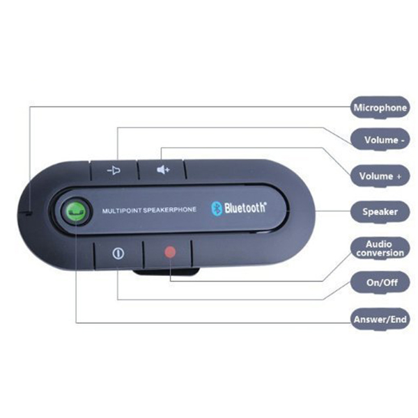 Loa bluetooth đàm thoại rảnh tay trên xe hơi HANDS FREE KIT CBP BT 23