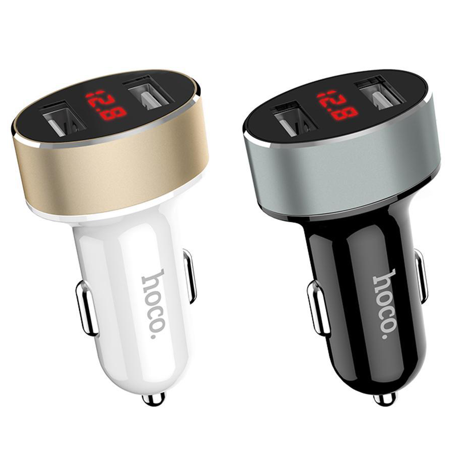 Cốc tẩu sạc xe hơi oto Hoco Z26 - chính hãng bảo hành 12 tháng