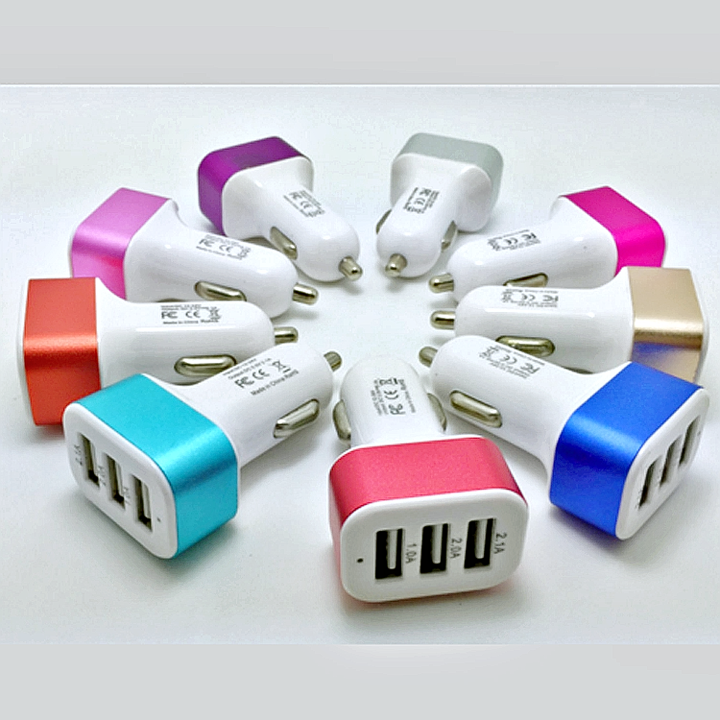 Sạc 3 cổng cho xe hơi