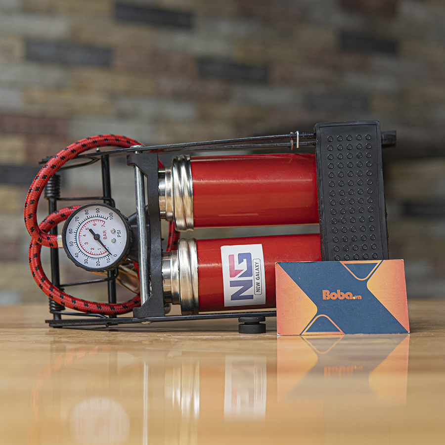 Bơm hơi xe máy 2 xi lanh NG