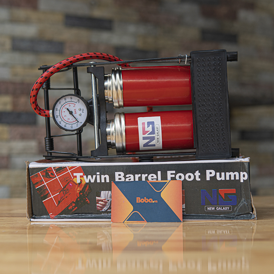 Bơm hơi xe máy 2 xi lanh NG