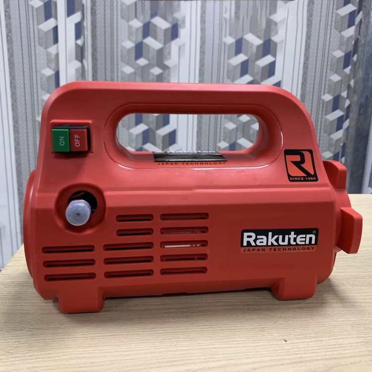 Bơm rửa xe tăng áp Rakuten 2300W - 120 Bar 7L/Phút kèm bình bọt tuyết
