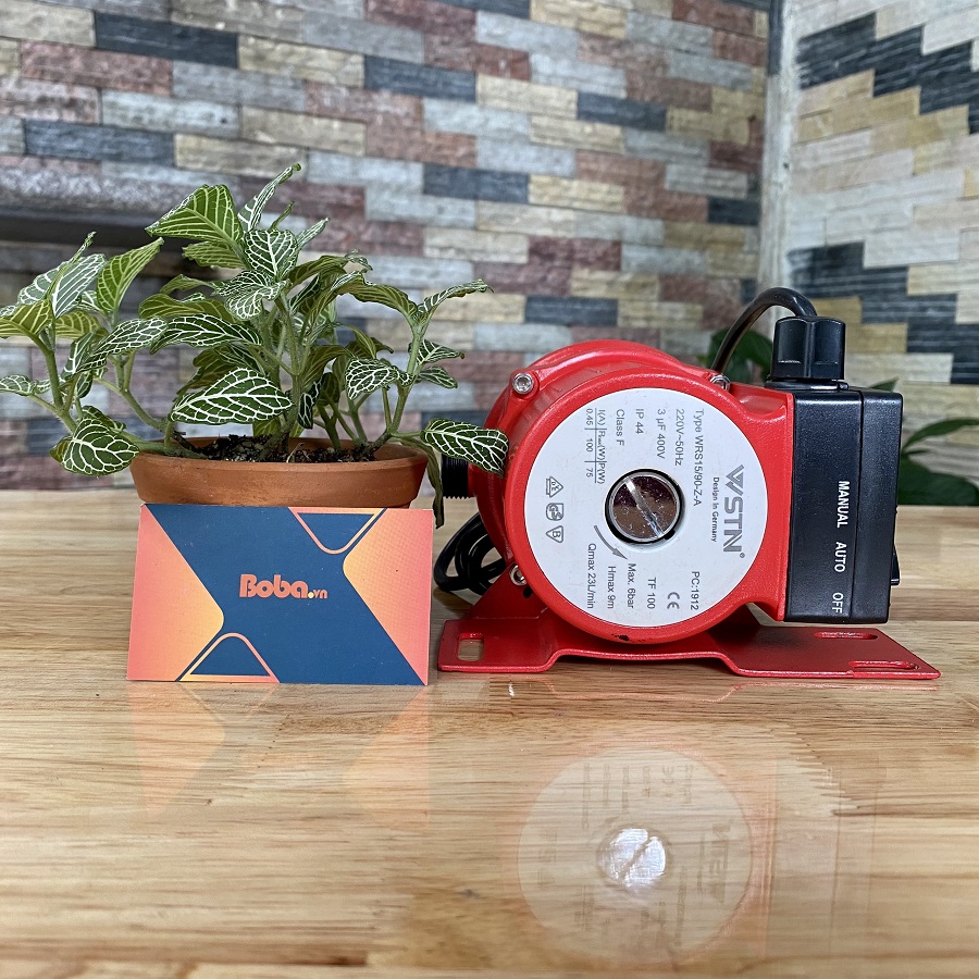 Máy bơm tăng áp máy giặt nước nóng mini 100w WESTONE WRS