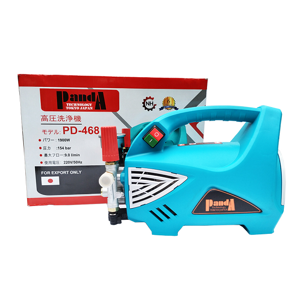Máy xịt rửa xe áp lực cao Panda PD-468 220V 154Bar 9L 1900W có van điều chỉnh áp lực