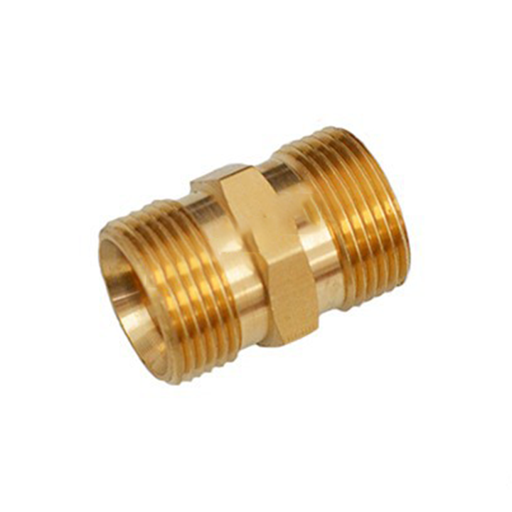 Co nối dây rửa xe 2 đầu răng ngoài 22 mm