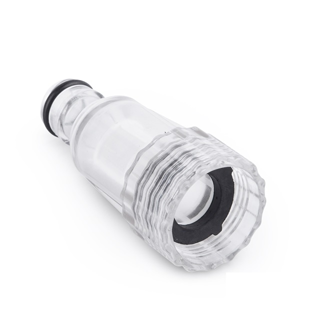 Đầu nối nhựa trắng (có lọc) - Đầu nối 17mm - Ren trong 25mm