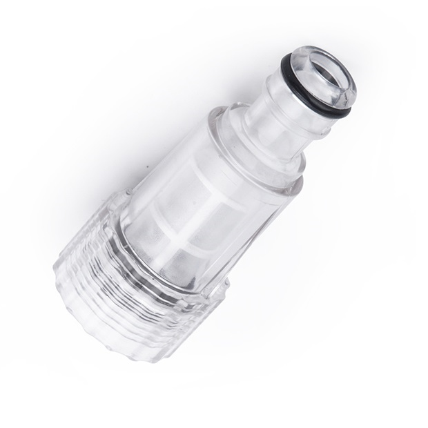 Đầu nối nhựa trắng (có lọc) - Đầu nối 17mm - Ren trong 25mm