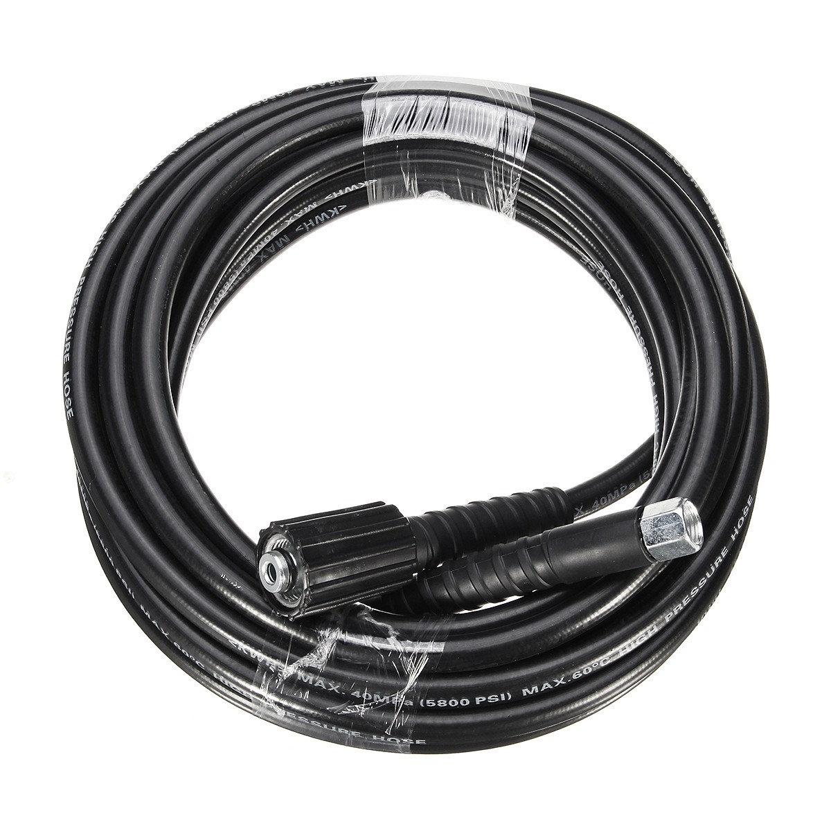 Dây xịt rửa xe 8m (Dây PVE kẽm - đầu lớn nhỏ) 22 - 14mm