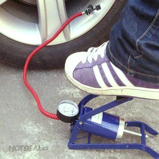 Dụng Cụ Bơm Hơi Đạp Chân Foot Pump (Nhỏ)
