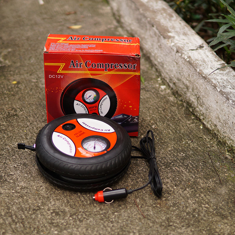 Máy Bơm xe ô tô 12V Mini Air Compressor - Sạc điện tẩu mồi thuốc