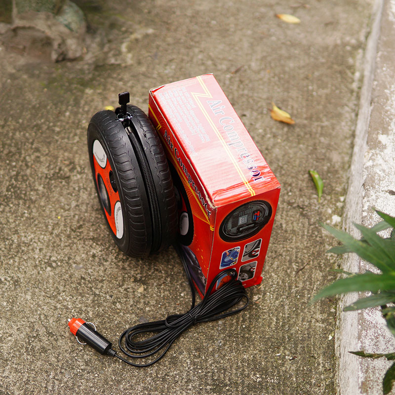 Máy Bơm xe ô tô 12V Mini Air Compressor - Sạc điện tẩu mồi thuốc