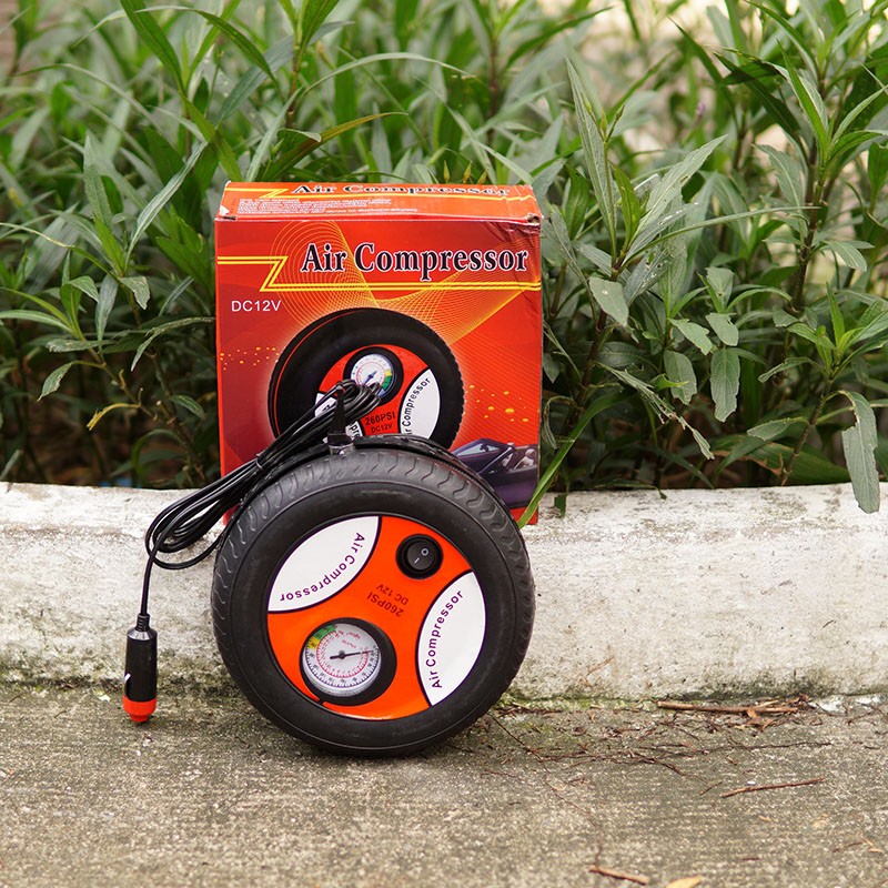 Máy Bơm xe ô tô 12V Mini Air Compressor - Sạc điện tẩu mồi thuốc