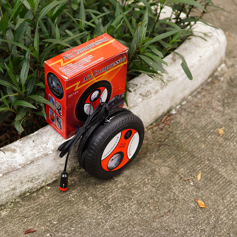 Máy Bơm xe ô tô 12V Mini Air Compressor - Sạc điện tẩu mồi thuốc