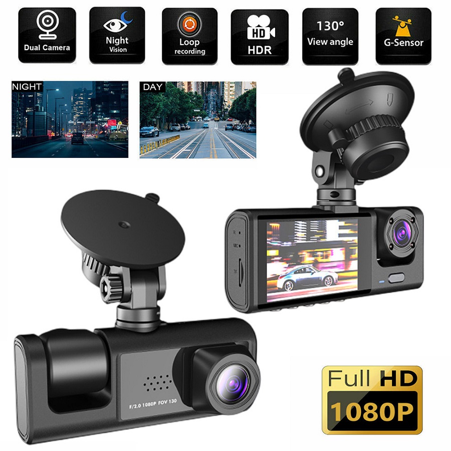 Camera hành trình ô tô C309 có ghi âm hỗ trợ tới 3 camera