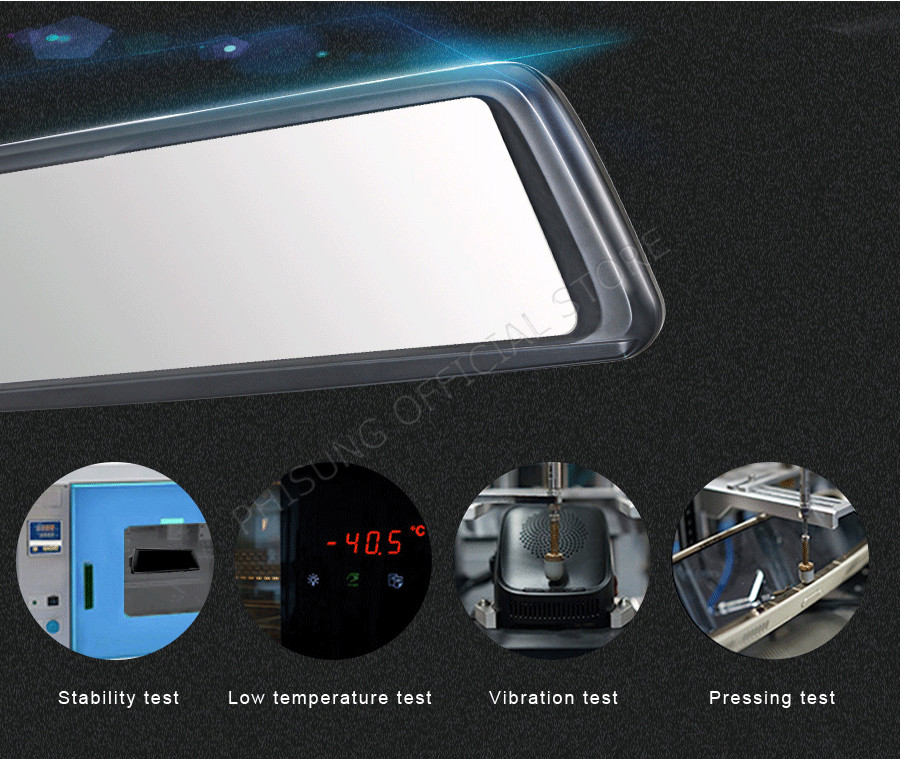 Camera hành trình Phisung V9 - Ống kính kép và tiêu chuẩn ADAS bluetooth wifi