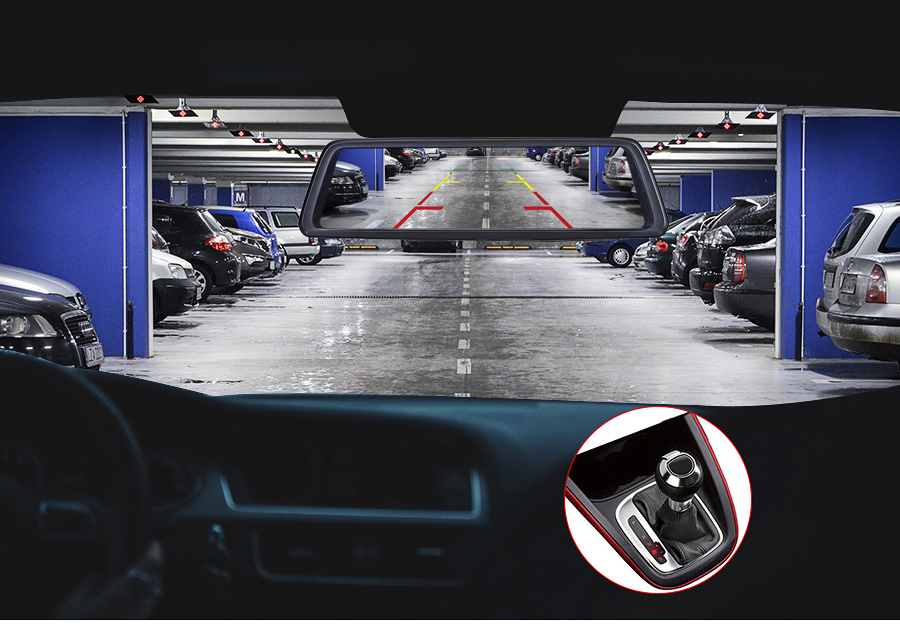 Camera hành trình Phisung V9 - Ống kính kép và tiêu chuẩn ADAS bluetooth wifi