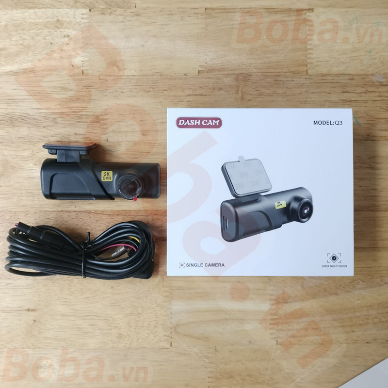 Camera hành trình ô tô Q3 kết nối qua app