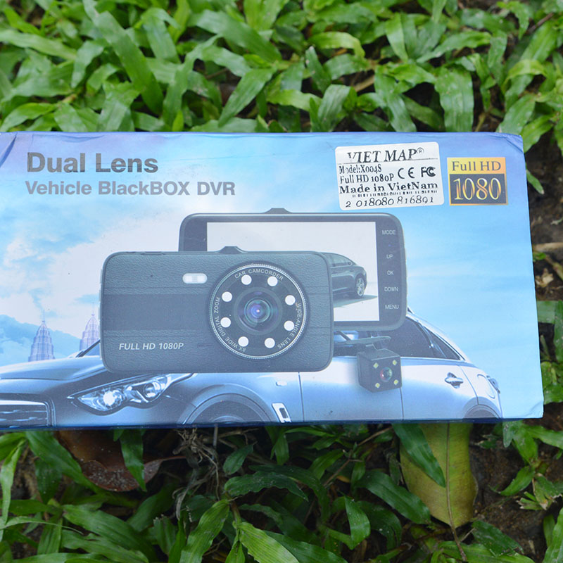 Camera hành trình X004 Tiếng Việt - Có camera lùi chống nước