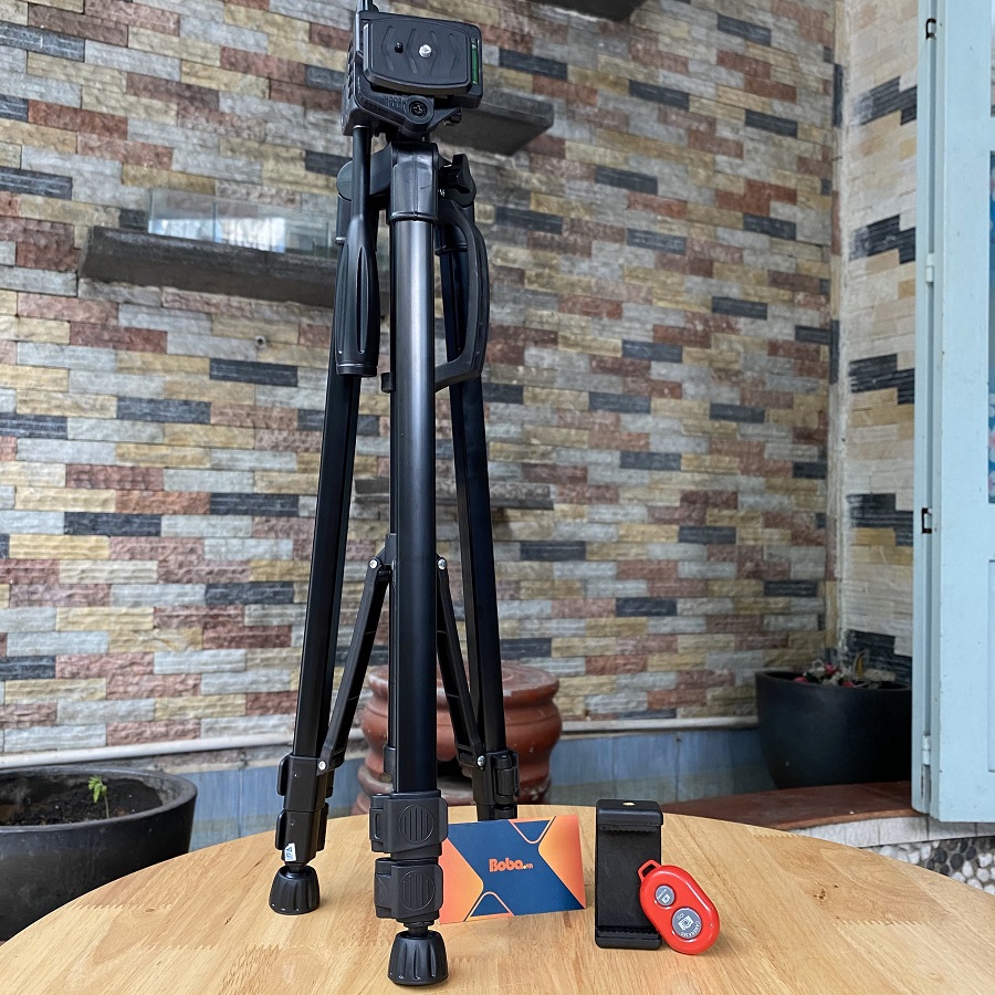 Chân giá đỡ Tripod 3366 cao 150cm chụp ảnh quay phim - Hàng nhập khẩu
